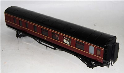 Lot 463 - Exley for Bassett-Lowke K5 maroon LMS corridor...