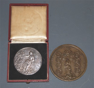 Lot 258 - A late 19th century Danish white metal...