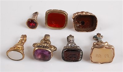 Lot 2515 - An assortment of fob seals, to include one...