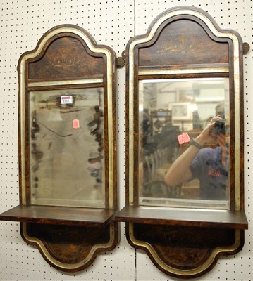 Lot 1112 - A pair of scrumble-finish French style...
