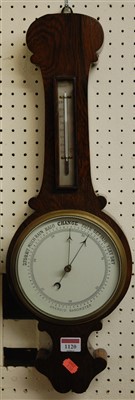 Lot 1120 - A 19th century rosewood onion topped two dial...