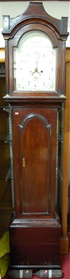 Lot 1155 - An early 19th century oak longcase clock, the...