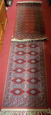 Lot 1160 - Two small contemporary Persian machine-woven...