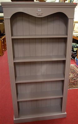 Lot 1168 - A modern pine and later painted freestanding...