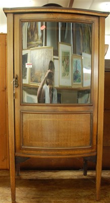 Lot 1171 - An Edwardian mahogany and satinwood inlaid...