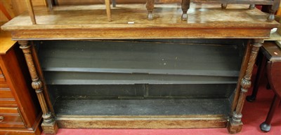 Lot 1173 - A Regency rosewood freestanding open bookshelf,...