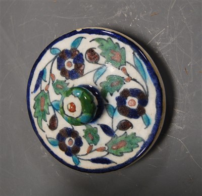 Lot 22 - A 19th century continental tin glazed vase and...