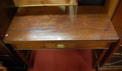 Lot 1238 - An early 19th century mahogany fold-over tea...