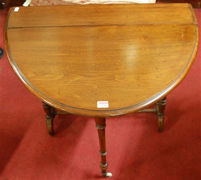 Lot 1242 - A Victorian mahogany Sutherland table, raised...