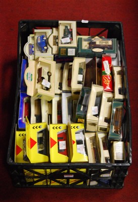 Lot 77 - A box of modern issue diecast toy vehicles, to...