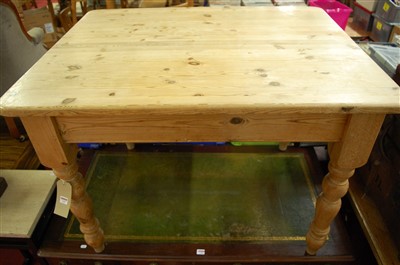 Lot 1287 - A modern pine round cornered farmhouse style...