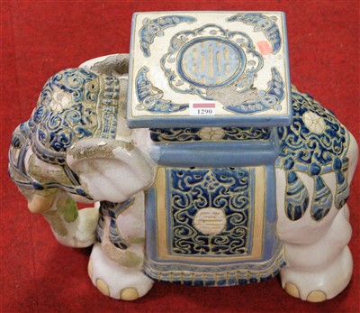 Lot 1290 - A contemporary Chinese glazed stoneware...