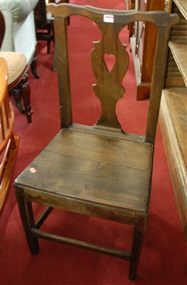 Lot 1316 - A pair of circa 1800 provincial heart shaped...