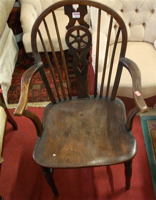 Lot 1323 - A 19th century provincial elm and beech...