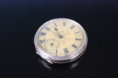 Lot 412 - A circa 1900 gents 9ct gold cased open faced...