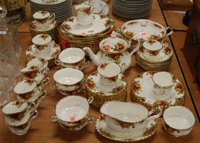 Lot 139 - A Royal Albert twelve place setting tea and...