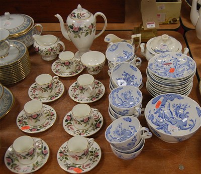 Lot 142 - A Wedgwood six place setting coffee service in...