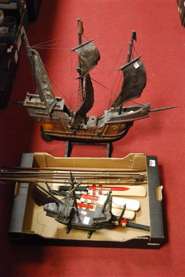 Lot 150 - A box of miscellaneous items, to include five...