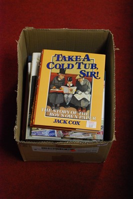 Lot 157 - A box of miscellaneous mainly hardback books,...