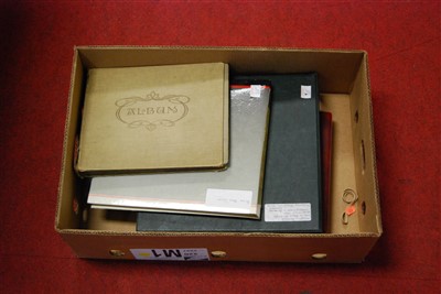 Lot 159 - An album of postcards, to include the British...