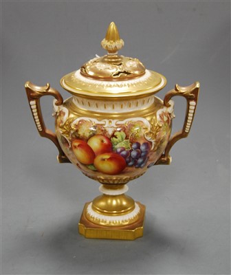 Lot 277 - A circa 1960s Royal Worcester pot pourri, the...