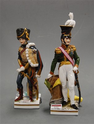 Lot 309 - An early 20th century continental porcelain...
