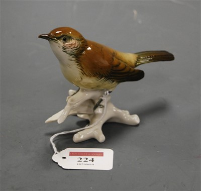Lot 312 - A Karl Ens Volkstedt Pottery model of a German...