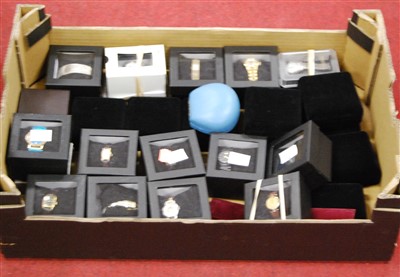 Lot 340 - A ladies Tissot Stylist silver cased wrist...