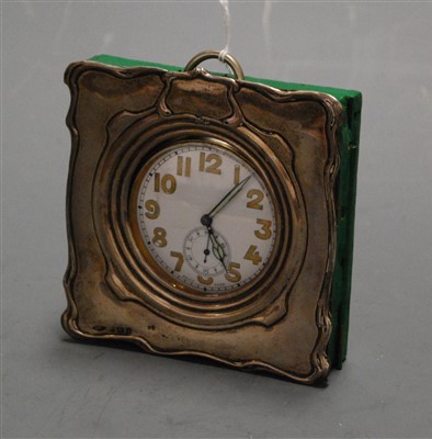 Lot 369 - An Edwardian nickel cased Goliath open faced...