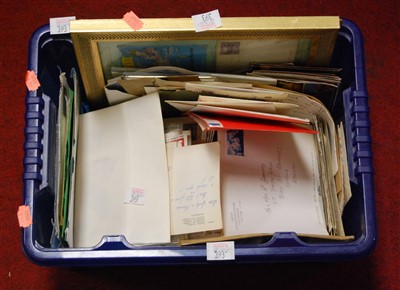 Lot 393 - A box of miscellaneous mainly 20th century...