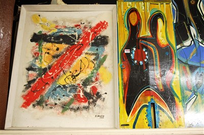 Lot 1018 - Assorted contemporary artworks to include...