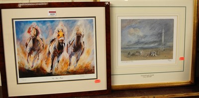 Lot 1035 - After JMW Turner - Yarmouth Sands, Norfolk,...