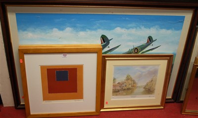 Lot 1090 - Roy Speltz - Untitled I, lithograph; D Duplock...