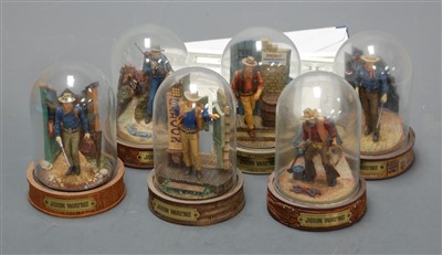 Lot 541 - A set of 6 Franklin Mint John Wayne Western...