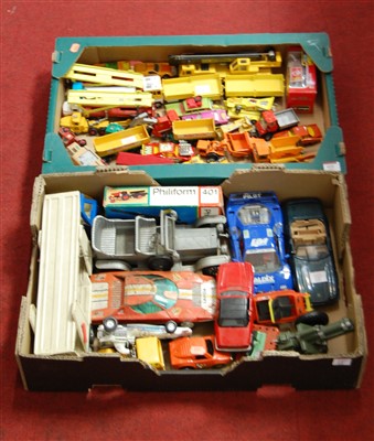 Lot 632 - Two trays containing a quantity of playworn...