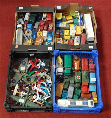 Lot 635 - Four trays containing a quantity of playworn...