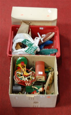 Lot 642 - Two boxes containing a quantity of tinplate...