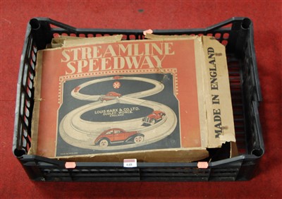 Lot 648 - A Louis Marx & Co boxed Streamline Speedway...