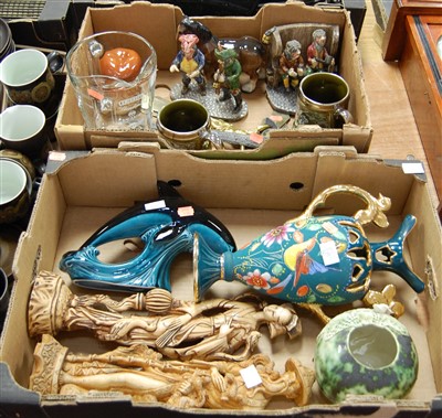 Lot 622 - Two boxes of miscellaneous items, to include a...