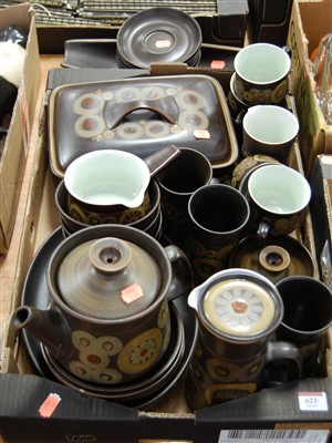 Lot 623 - A 1970s Denby stoneware part tea and dinner...