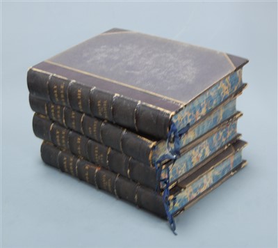 Lot 625 - Four leather bound volumes of the pictorial...