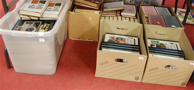 Lot 630 - Six boxes of miscellaneous books to include...