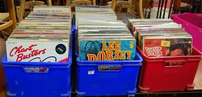 Lot 680 - A large collection of vinyl records, mainly...