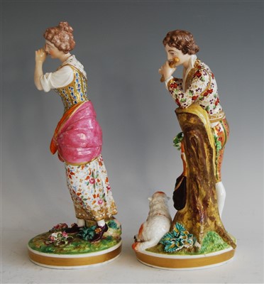 Lot 1023 - A pair of early 19th century Bloor Derby...