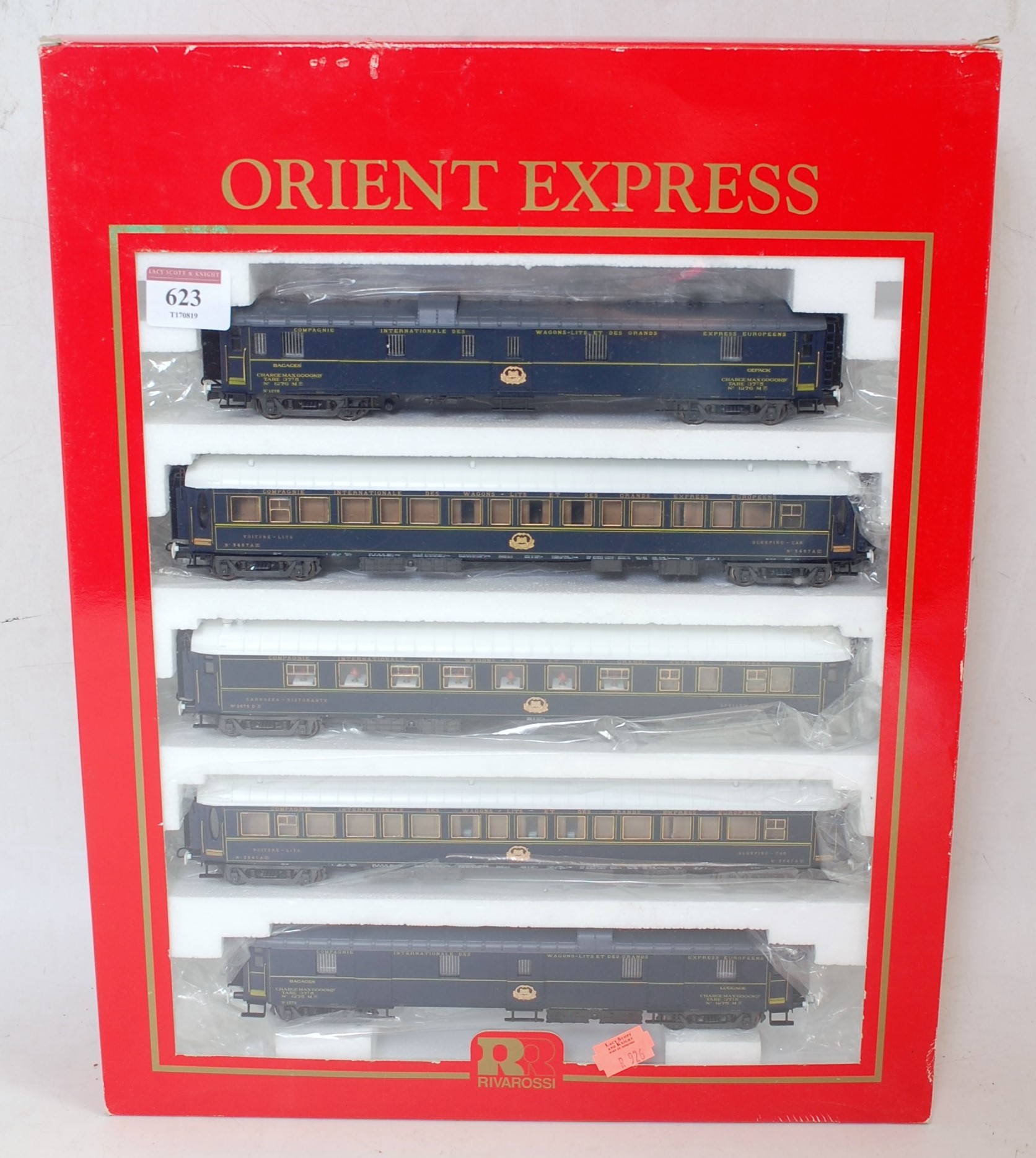 Lot 623 - A Rivarossi H0 Ref 3658 'Orient Express' 5
