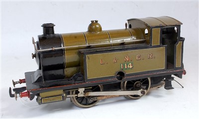 Lot 283 - Bassett Lowke Gauge I 0-4-0 c/w loco L&NER...