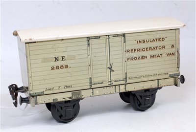 Lot 287 - Marklin for Gamages Gauge 1 NE meat van No....