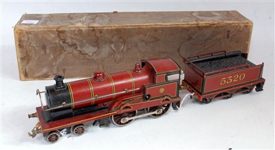 Lot 266 - Bing for Bassett-Lowke 4-4-0 c/w loco and...
