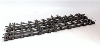 Lot 271 - Peco 2-rail track: Gauge 1 4x lengths, Gauge 0...