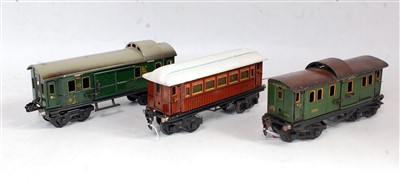 Lot 275 - Two Marklin bogie vehicles: Mitropa...